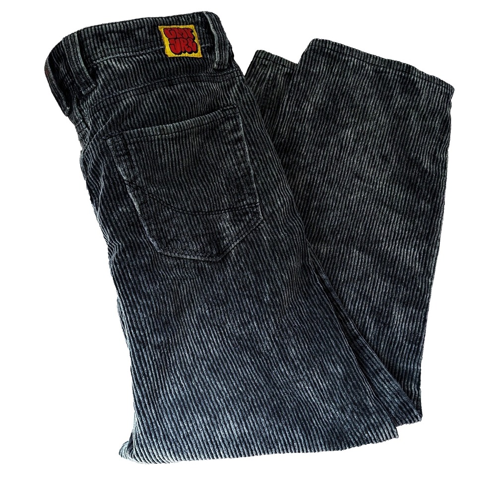 Empyre Relax Loose Fit Black Corduroy Skate Pants Teen/Men Sz 25, waist-28 XS